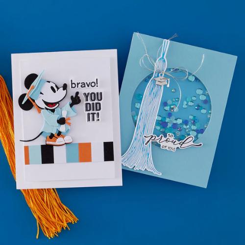 Spellbinders - Classic Mouse Graduation Etched Dies