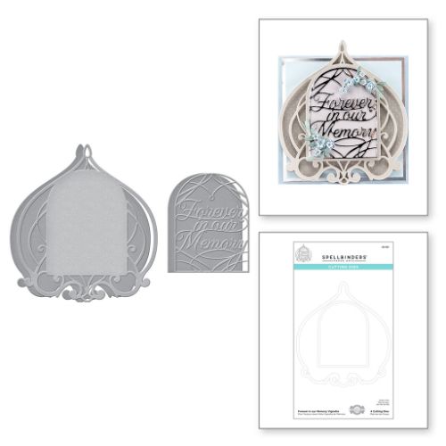 Spellbinders - Forever in our Memory Vignette Etched Dies by Becca Feeken