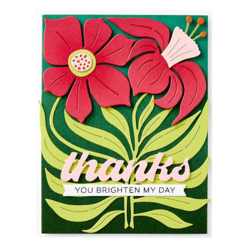 Spellbinders - Fresh Picked Daffodils Etched Dies