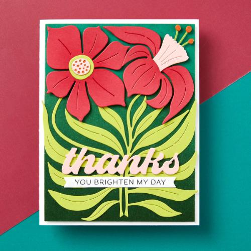 Spellbinders - Fresh Picked Daffodils Etched Dies