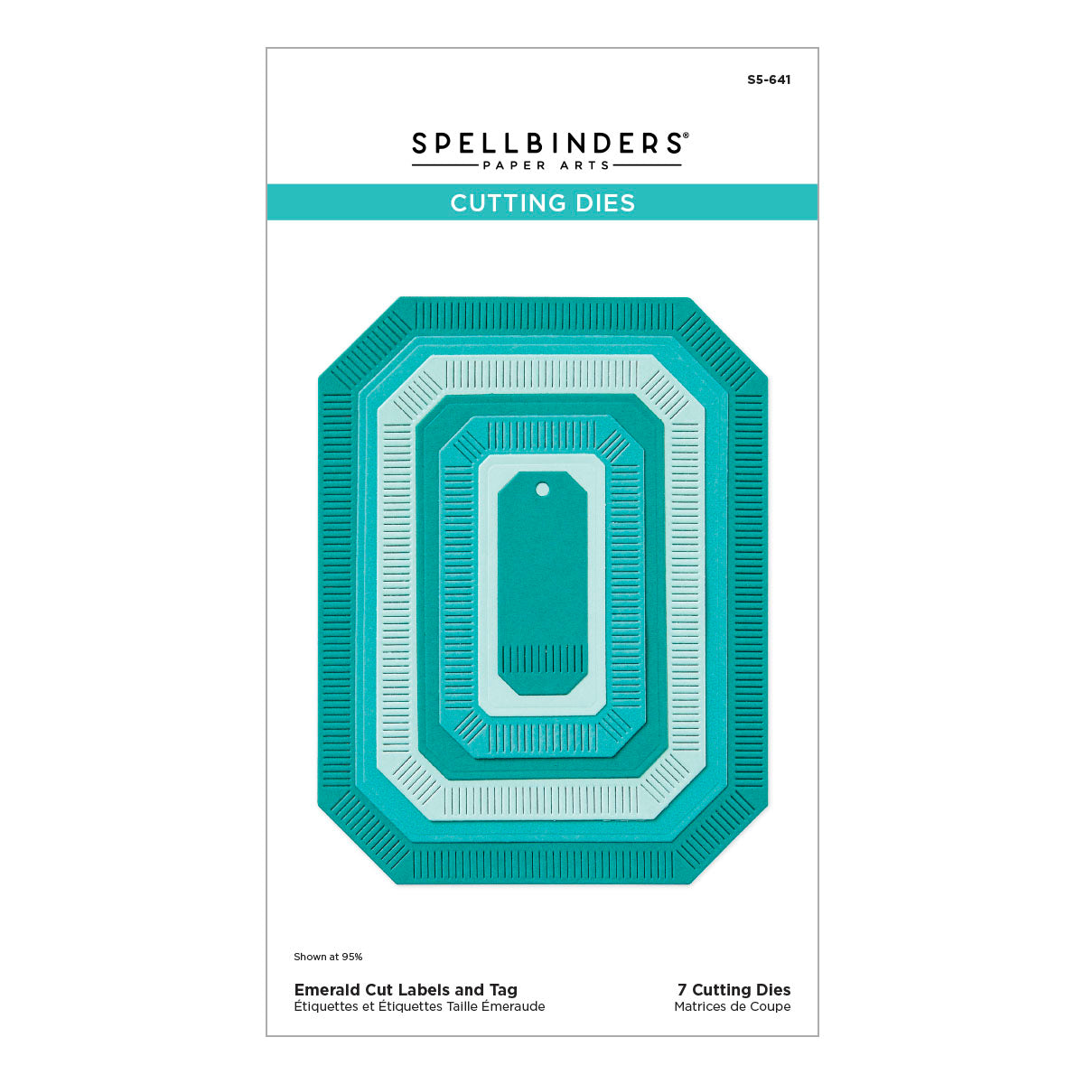 Spellbinders - Emerald Cut Labels and Tag Etched Dies