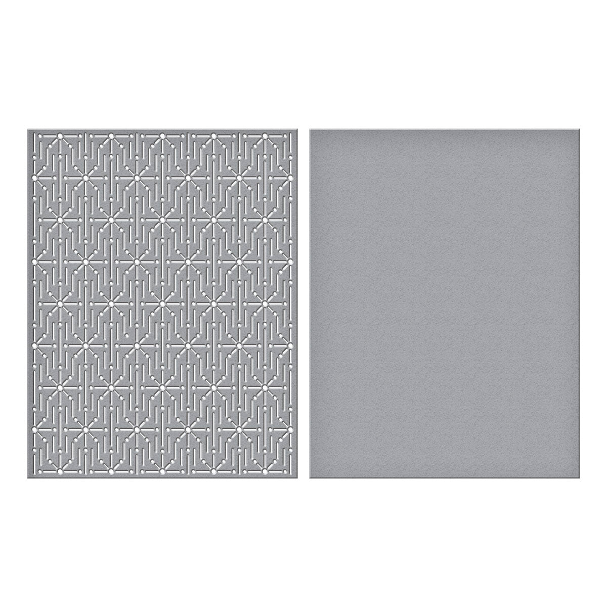 Spellbinders - Stitched Starfilled Background Etched Dies from the Stitched Bright Collection