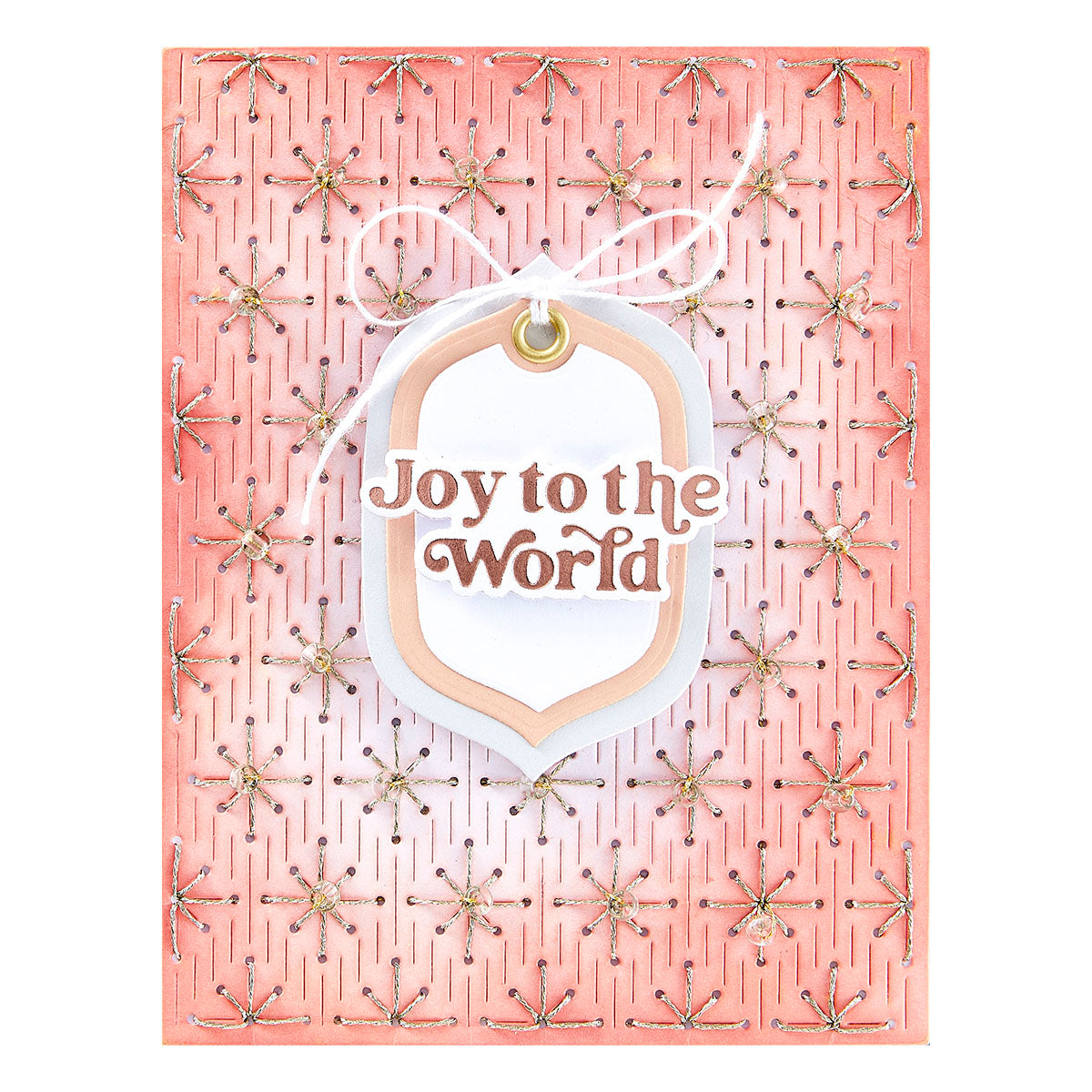 Spellbinders - Stitched Starfilled Background Etched Dies from the Stitched Bright Collection