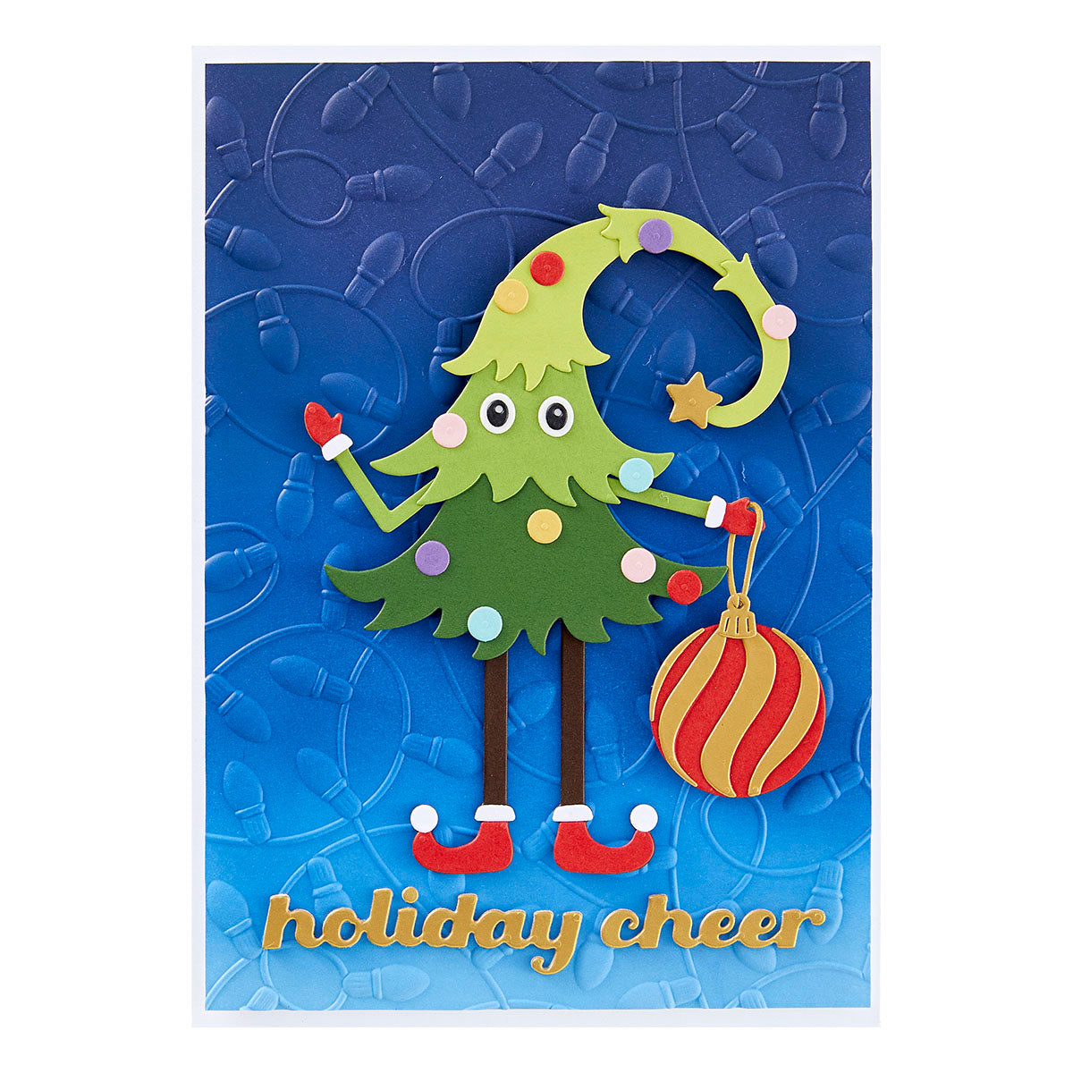 Spellbinders - Dancin' Douglas Etched Dies from the Dancin' Christmas Friends Collection