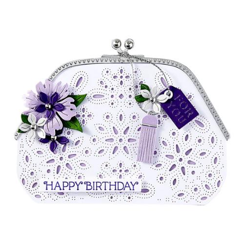 Spellbinders - Gorgeous You Makeup Bag Etched Dies from the Gorgeous You Collection