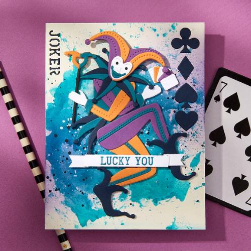 Spellbinders - Wild Joker Etched Dies from the Wild Joker by Jaycee Gaspar