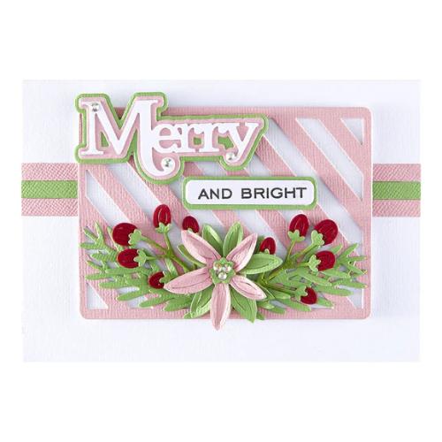 Spellbinders - Lots of Stripes Etched Dies from the All About Christmas Collection by Lisa Horton