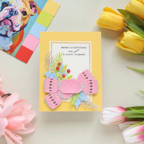 Spellbinders - Christmas Cracker Etched Dies from the City Holiday Collection by Yana Smakula