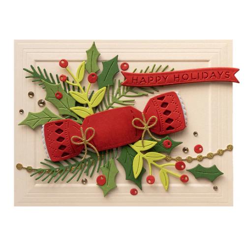 Spellbinders - Christmas Cracker Etched Dies from the City Holiday Collection by Yana Smakula