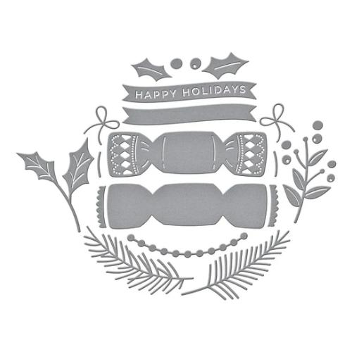 Spellbinders - Christmas Cracker Etched Dies from the City Holiday Collection by Yana Smakula