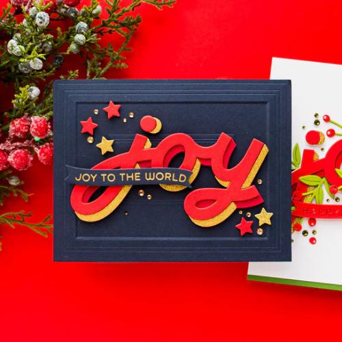 Spellbinders - Shadow Joy Etched Dies from the City Holiday Collection by Yana Smakula