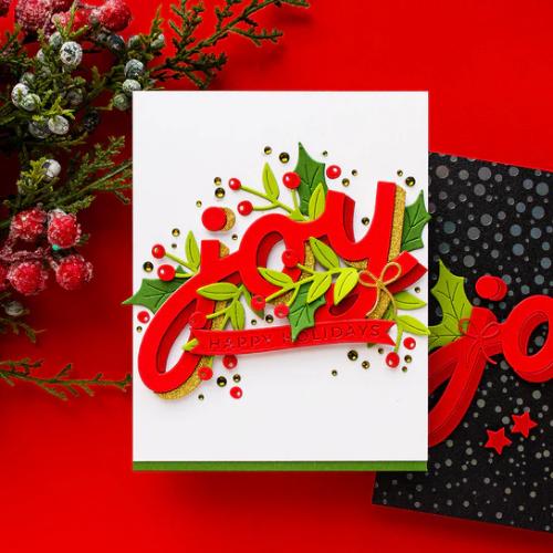 Spellbinders - Shadow Joy Etched Dies from the City Holiday Collection by Yana Smakula