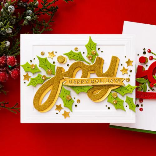 Spellbinders - Shadow Joy Etched Dies from the City Holiday Collection by Yana Smakula