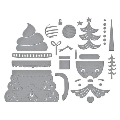 Spellbinders - Cocoa Wonderland Etched Dies from the Wonderland Collection