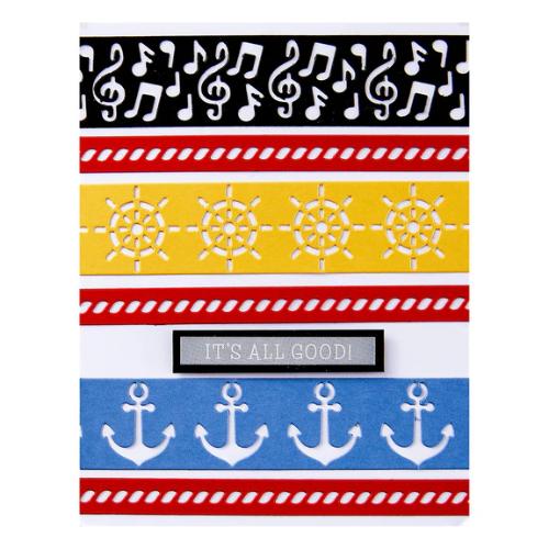 Spellbinders - Classic Mouse Borders Etched Dies from the Say Cheese Classic Mouse Collection