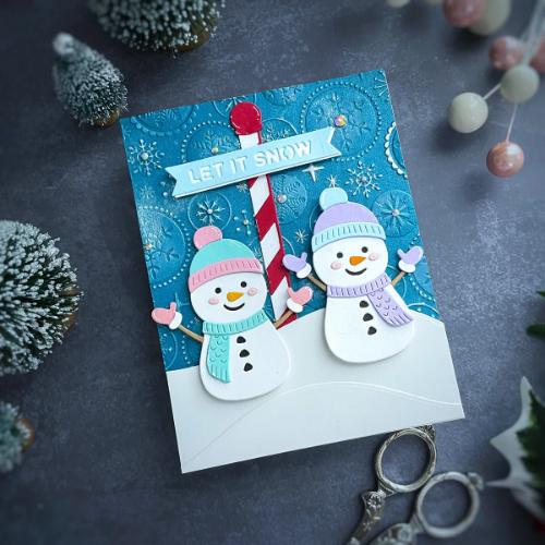 Spellbinders - North Pole Sentiments Etched Dies by Simon Hurley