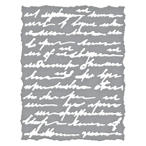 Spellbinders - Deckled Edge Script Etched Dies from the Beautifully Imperfect Collection