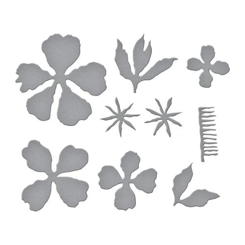 Spellbinders - Double & Single Peonies Etched Dies