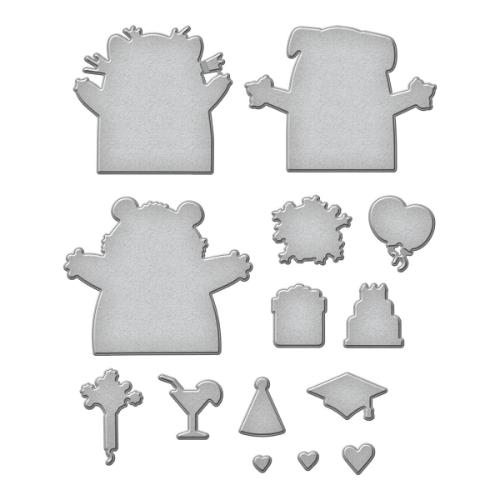 Spellbinders - Big Hugs Stamp and Die Bundle by Simon Hurley - Postage as per Actual