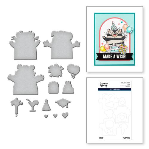 Spellbinders - Big Hugs Stamp and Die Bundle by Simon Hurley - Postage as per Actual