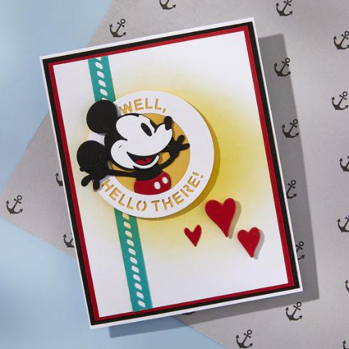Spellbinders - Steamboat Willie Duo Etched Dies