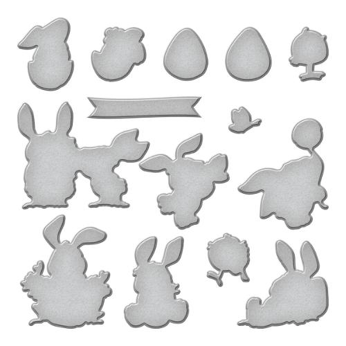 Spellbinders - Easter Bunnies Stamp and Die Bundle by Simon Hurley - Postage as per Actual
