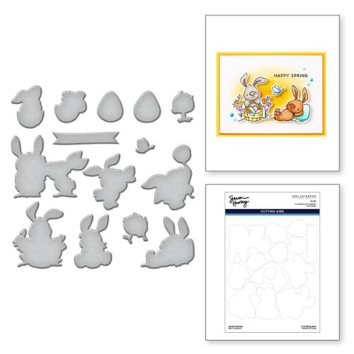 Spellbinders - Easter Bunnies Stamp and Die Bundle by Simon Hurley - Postage as per Actual