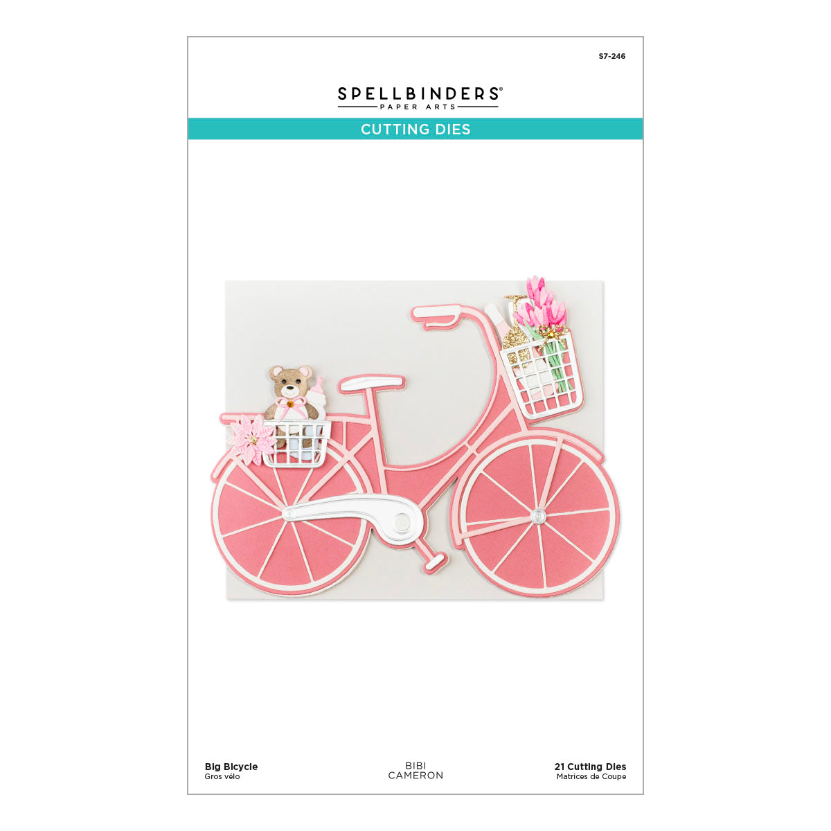 Spellbinders - Big Bicycle Etched Dies