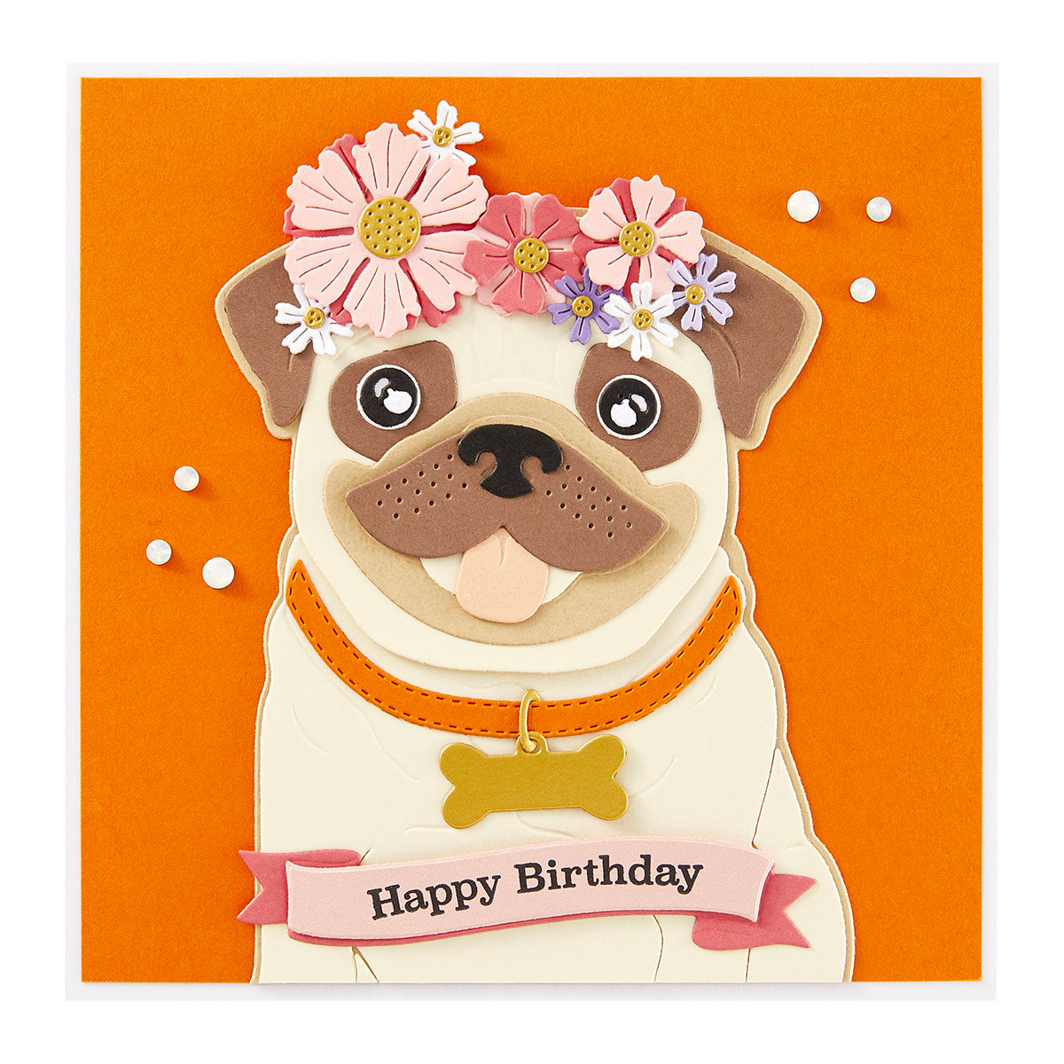 Spellbinders - Big Pug Etched Dies