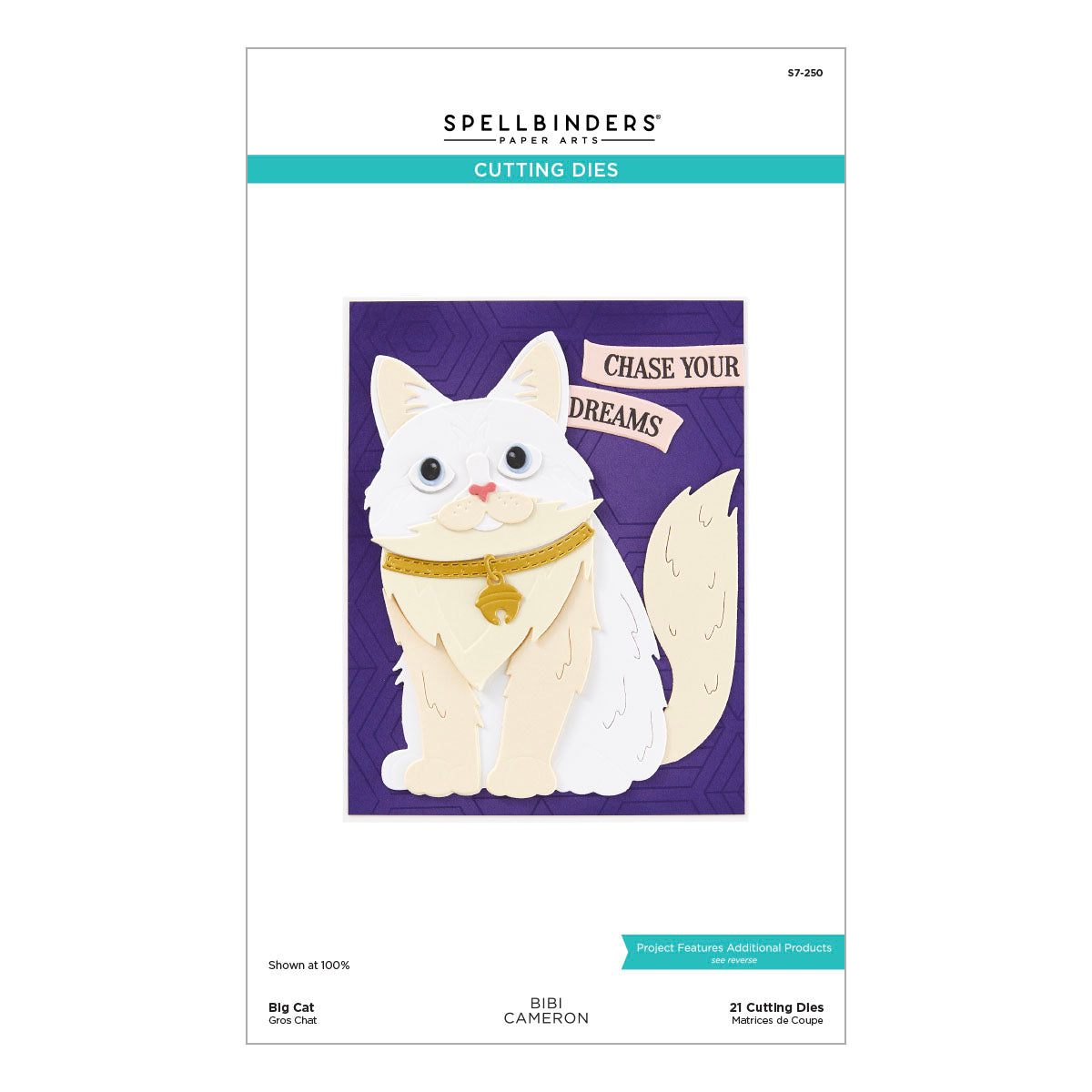 Spellbinders - Big Cat Etched Dies