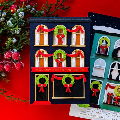 Spellbinders - City Holiday Etched Dies from the City Holiday Collection by Yana Smakula