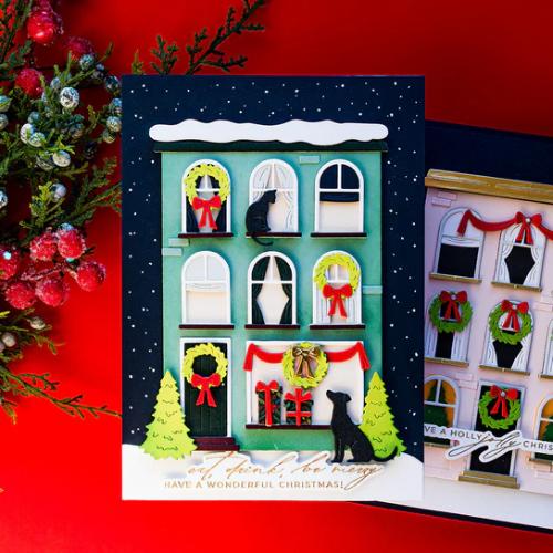 Spellbinders - City Holiday Etched Dies from the City Holiday Collection by Yana Smakula