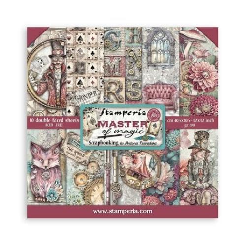 Stamperia Master of Magic 12x12 Inch Paper Pack (SBBL166) - Postage as per Actual