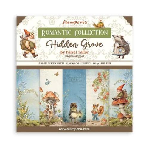 Stamperia Hidden Grove 12x12 Inch Paper Pack (SBBL168) - Postage as per Actual