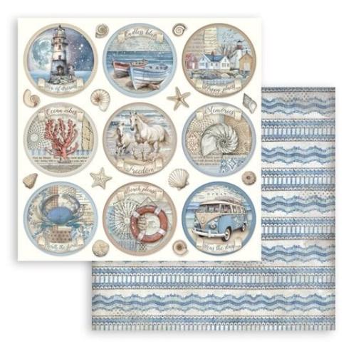 Stamperia Silent Sea 12x12 Inch Paper Pack (SBBL169) - Postage as per Actual