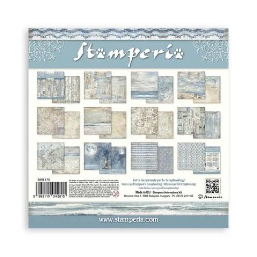 Stamperia Silent Sea Maxi Background Selection 12x12 Inch Paper Pack (SBBL170) - Postage as per Actual