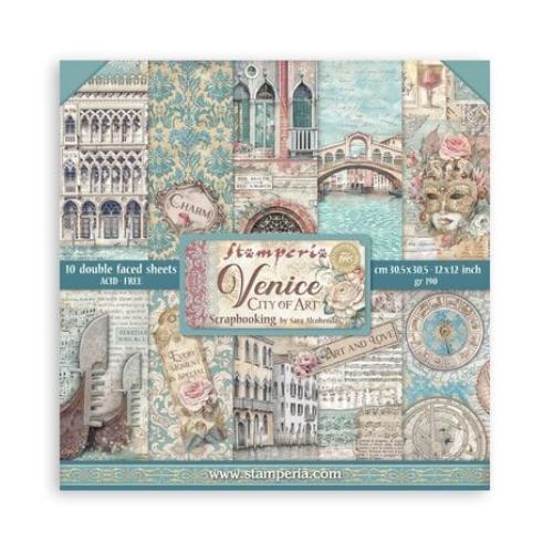 Stamperia Venice City of Art 12x12 Inch Paper Pack (SBBL172) - Postage as per Actual