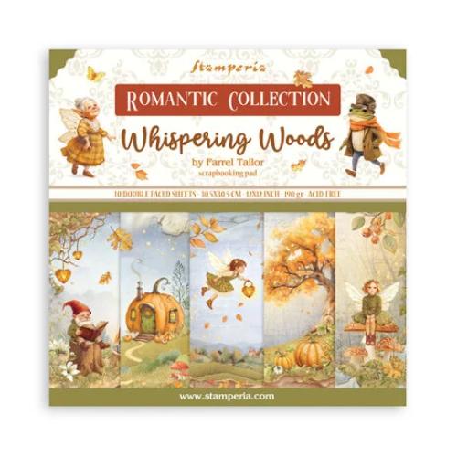 Stamperia Whispering Woods 12x12 Inch Paper Pack (SBBL175) - Postage as per Actual