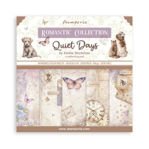 Stamperia Quiet Days 12x12 Inch Paper Pack (SBBL178) - Postage as per Actual