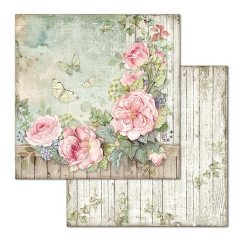 Stamperia House of Roses 12x12 Inch Paper Pack (SBBL66) - Postage as per Actual
