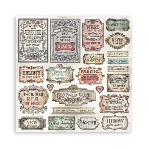 Stamperia Master of Magic 8x8 Inch Paper Pack (SBBS122)