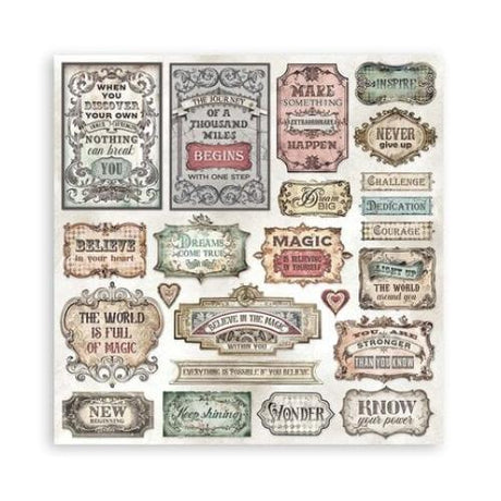 Stamperia Master of Magic 8x8 Inch Paper Pack (SBBS122)