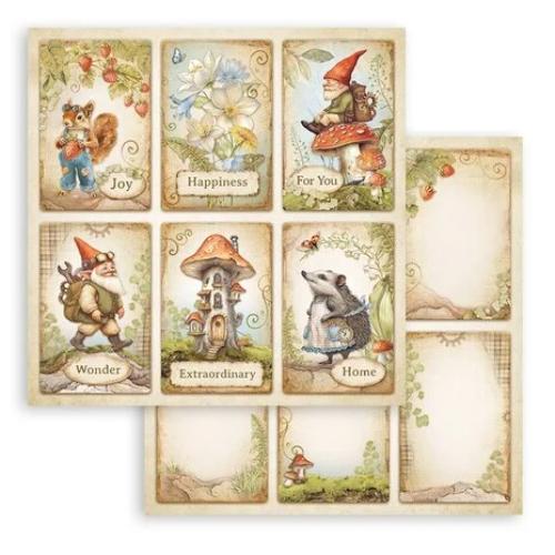 Stamperia Hidden Grove 8x8 Inch Paper Pack (SBBS124)