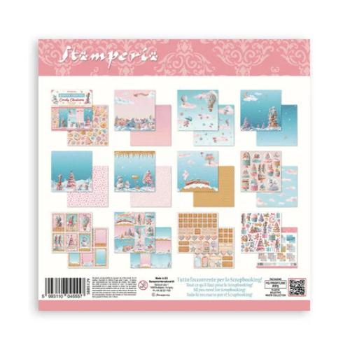 Stamperia Candy Christmas 8x8 Inch Paper Pack (SBBS129)