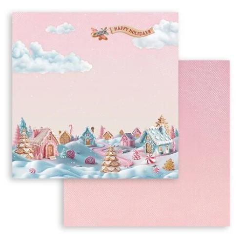 Stamperia Candy Christmas 8x8 Inch Paper Pack (SBBS129)