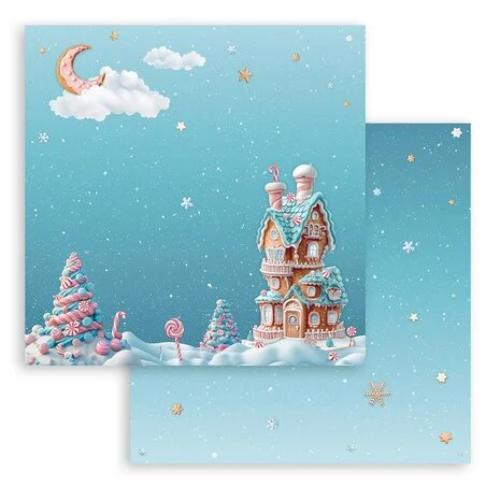 Stamperia Candy Christmas 8x8 Inch Paper Pack (SBBS129)