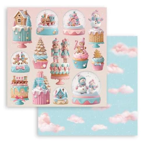 Stamperia Candy Christmas 8x8 Inch Paper Pack (SBBS129)
