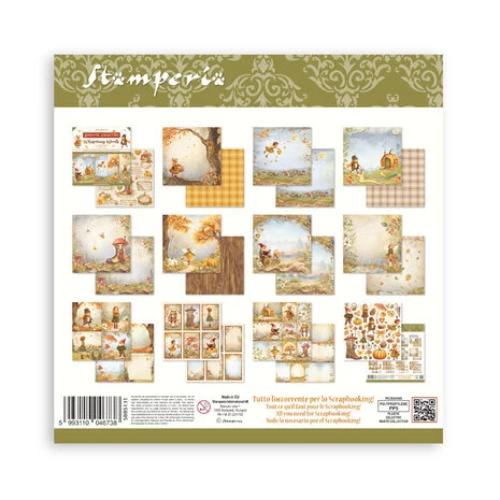 Stamperia Whispering Woods 8x8 Inch Paper Pack (SBBS131)