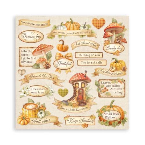 Stamperia Whispering Woods 8x8 Inch Paper Pack (SBBS131)