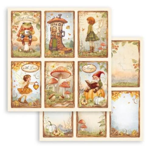 Stamperia Whispering Woods 8x8 Inch Paper Pack (SBBS131)